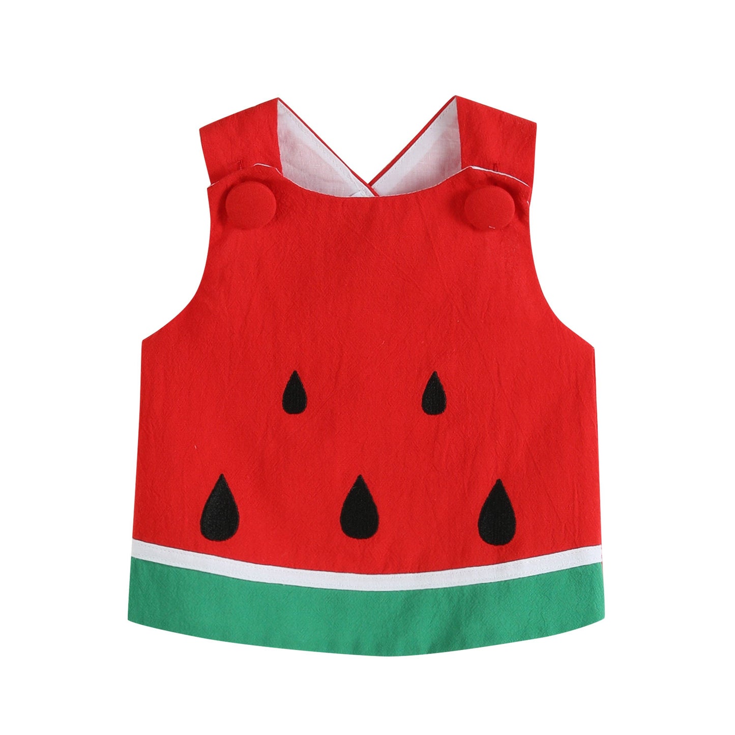 Red and Green Watermelon Top and Bloomers